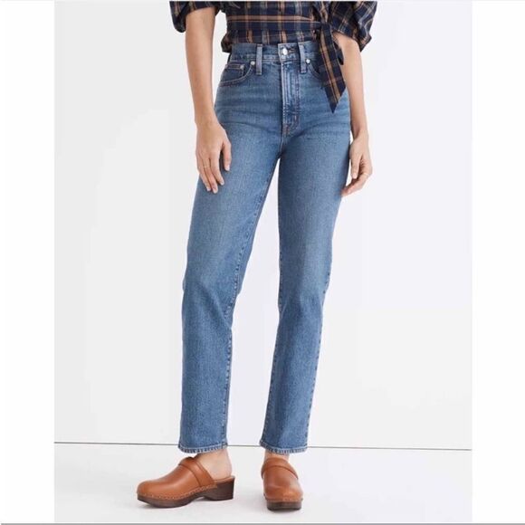 Madewell The Perfect Vintage Straight Jean Blue 32 - Picture 2 of 13